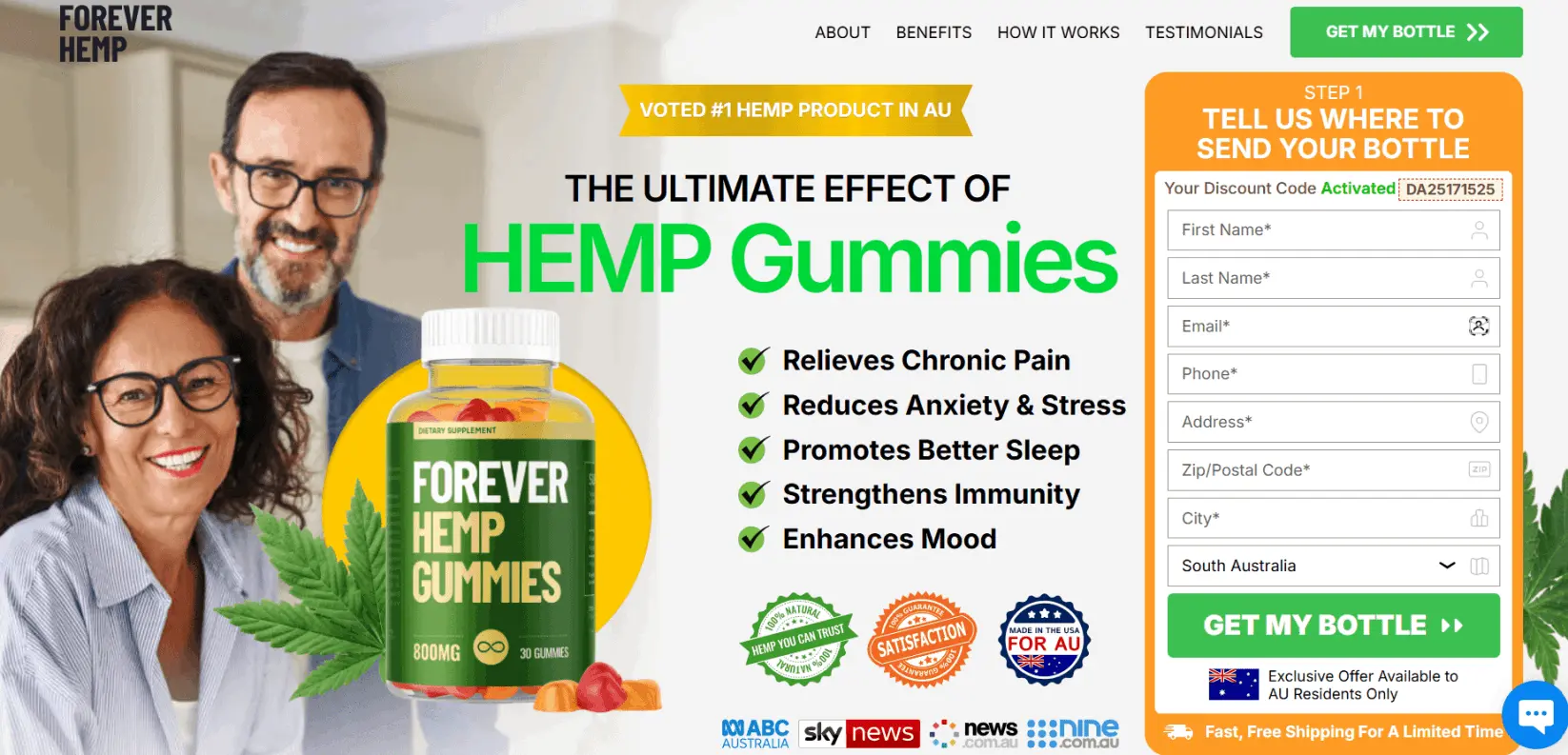 Forever Hemp Gummies Order Page